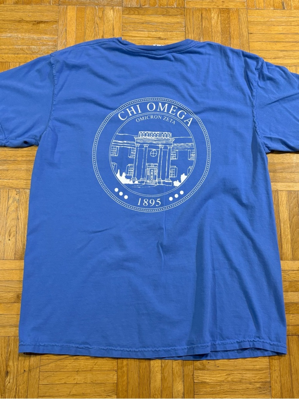 Comfort Colors Chi Omega Arkansas State University Pocket Shirt